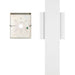Exterior Wall Sconce Thesis 207717A Jacks 36 inch Textured White 5CCT LED Exterior Wall Sconce THESIS