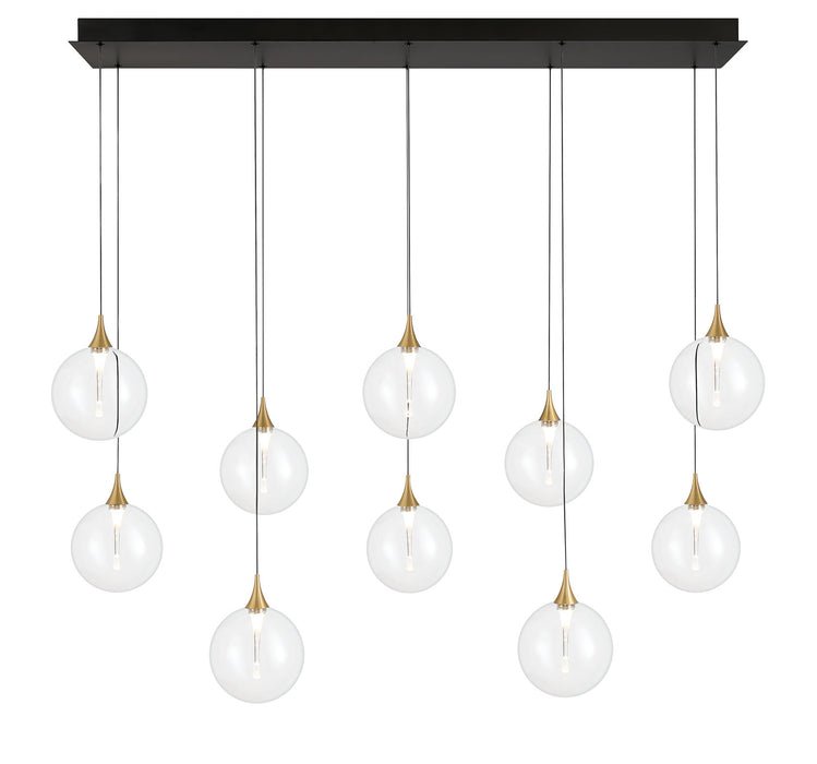Eurofase 48932-011 Iissa 47" Gold LED Chandelier
