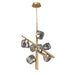 Eurofase 47234-017 Thorah 33" Matte Gold LED Chandelier