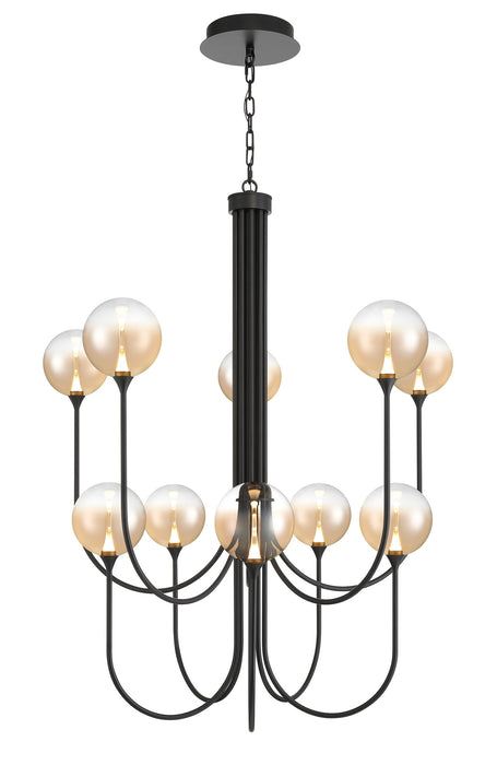 Eurofase 48926-032 Iissa 40" Matte Black LED Chandelier