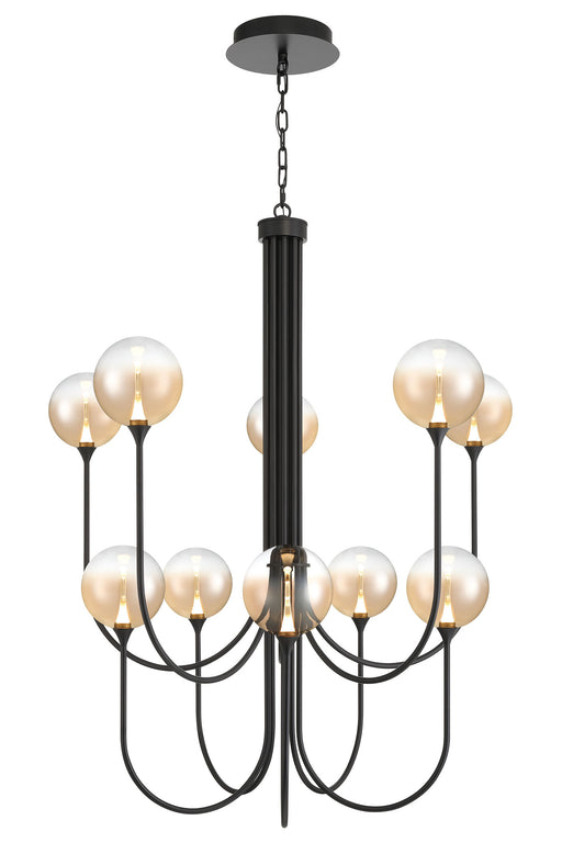 Eurofase 48926-032 Iissa 40" Matte Black LED Chandelier