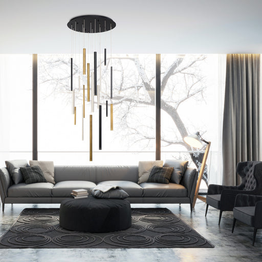 Eurofase 31445-045 Santana 24" Mix LED Chandelier