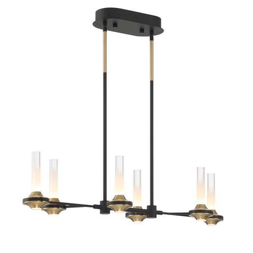 Eurofase 45713-019 Torcia 31" Matte Black LED Chandelier