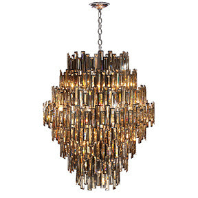 Eurofase 31889-018 Vienna 48" Chrome Chandelier