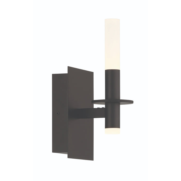 Eurofase 45233-031 Torna 1-Light Matte Black LED Vanity Light