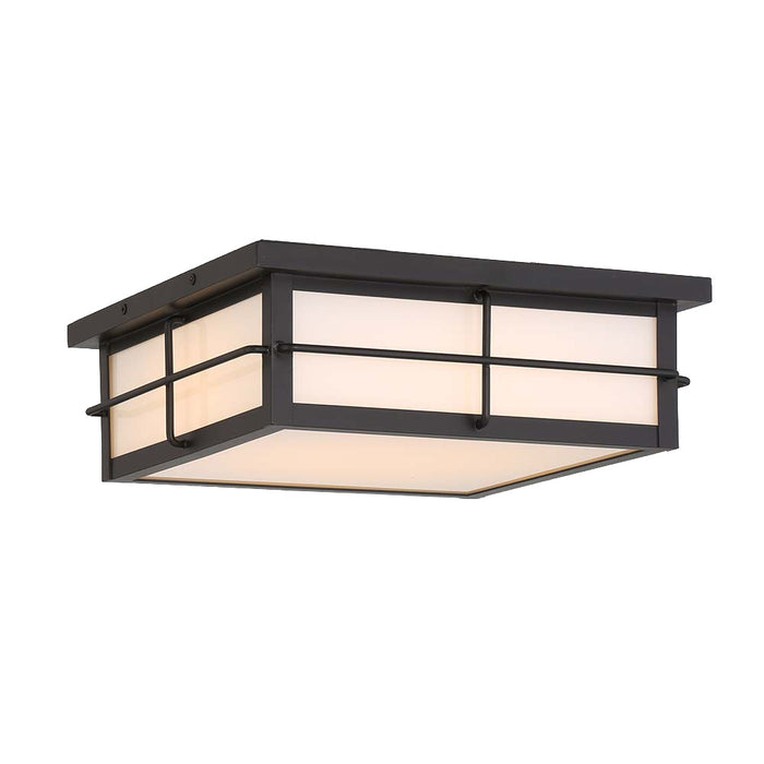 Eurofase 44270-018 Bensa 13" Matte Black LED Outdoor Ceiling Light