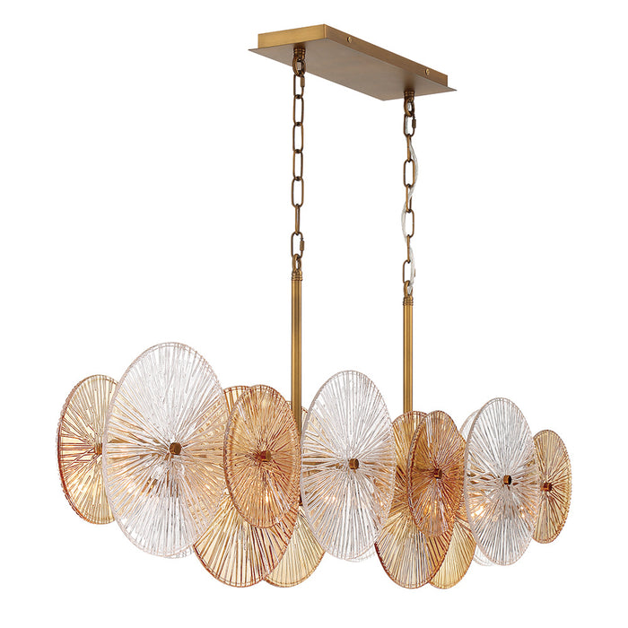 Eurofase 44570-019 Sue-Anne 57" Matte Gold Chandelier