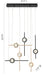 Eurofase 47255-036 Barletta 32" Gold-Black Mix LED Chandelier