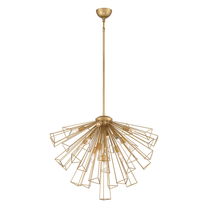 Eurofase 43863-027 Dendelio 30" Matte Gold Chandelier