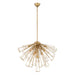 Eurofase 43863-027 Dendelio 30" Matte Gold Chandelier