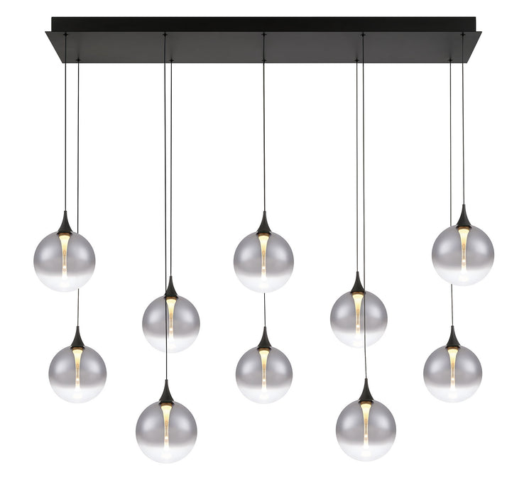 Eurofase 48933-025 Iissa 47" Matte Black LED Chandelier