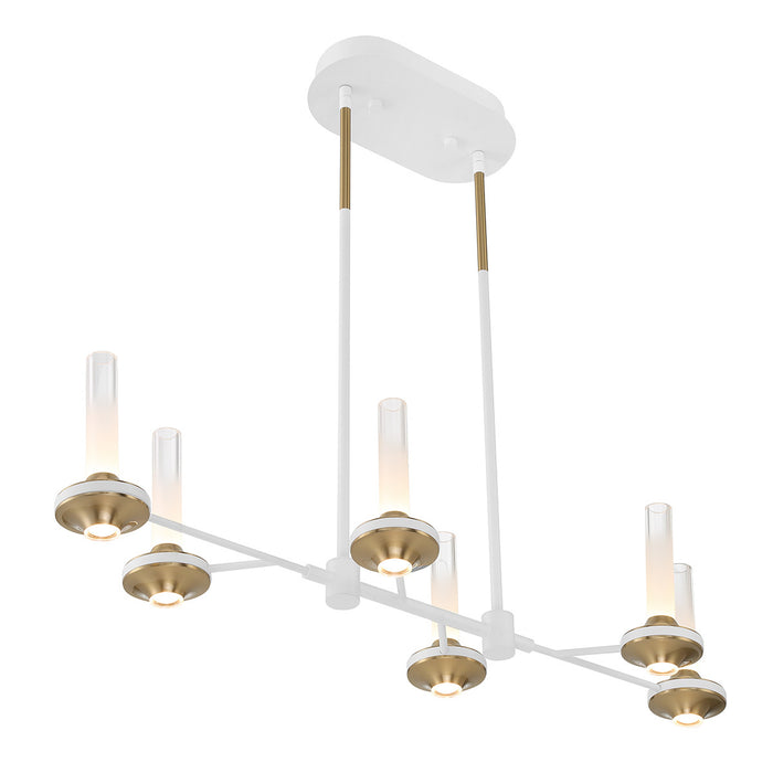 Eurofase 45713-026 Torcia 31" Matte White LED Chandelier