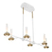 Eurofase 45713-026 Torcia 31" Matte White LED Chandelier