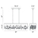 Eurofase 35642-023 Aerie 42" Silver-Black Mix LED Chandelier