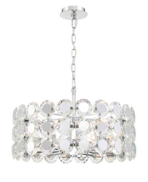 Eurofase 44285-012 Perrene 23" Chrome Chandelier