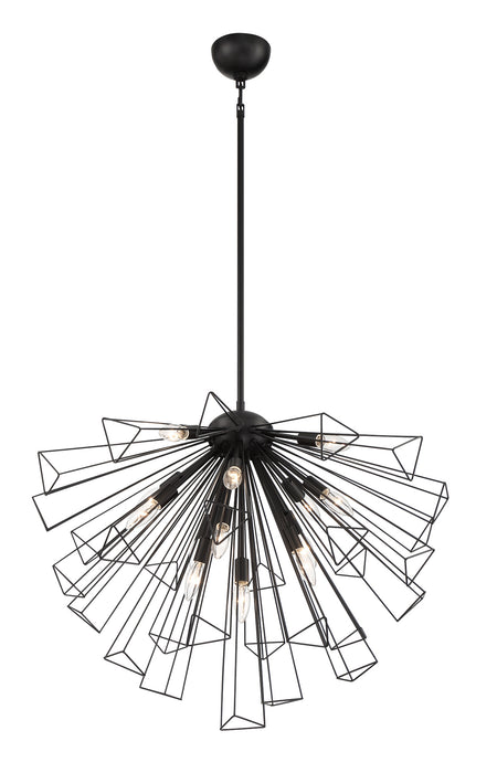 Eurofase 43863-013 Dendelio 30" Matte Black Chandelier