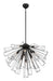 Eurofase 43863-013 Dendelio 30" Matte Black Chandelier