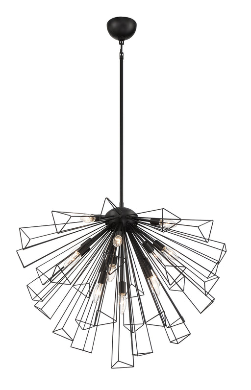 Eurofase 43863-013 Dendelio 30" Matte Black Chandelier