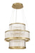 Eurofase 49351-019 Empra 35" Gold LED Chandelier