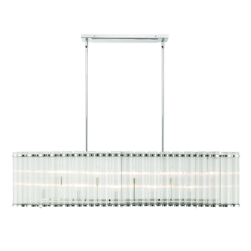 Eurofase 47240-025 Glasbury 52" Polished Nickel Chandelier
