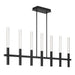 Eurofase 46476-012 Benicio 46" Matte Black LED Chandelier