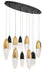 Eurofase 43861-042 Ecrou 44" Gold-Black Mix LED Chandelier