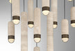 Eurofase 50131-020 Cambre 32" Antique Brass LED Chandelier