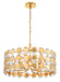 Eurofase 44285-026 Perrene 23" Gold Chandelier