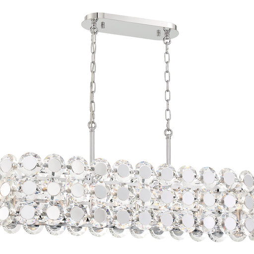 Eurofase 44287-016 Perrene 40" Chrome Chandelier