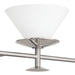 Vanity Light Thesis 207331A Tremolo 42 inch 4 light Brushed Nickel and Polished Nickel Vanity Light with Etched Opal Glass THESIS