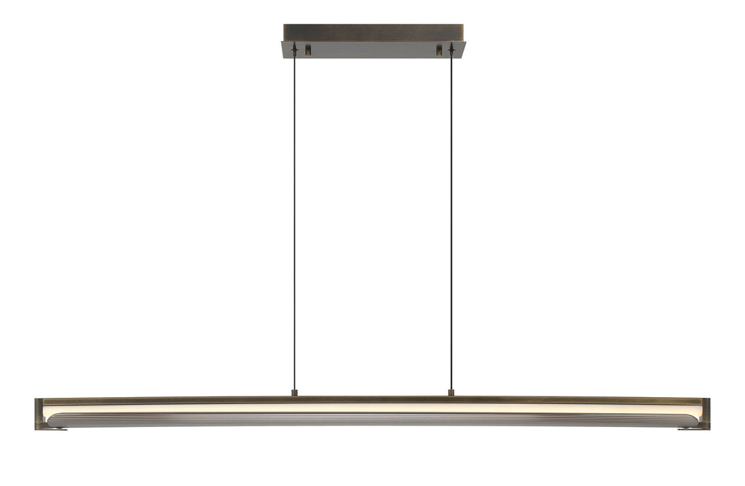Eurofase 50059-010 Neoness 50" Weathered Brass LED Chandelier