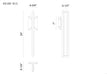 Eurofase 49180-015 Aelin 24" Matte Black LED Outdoor Wall Light