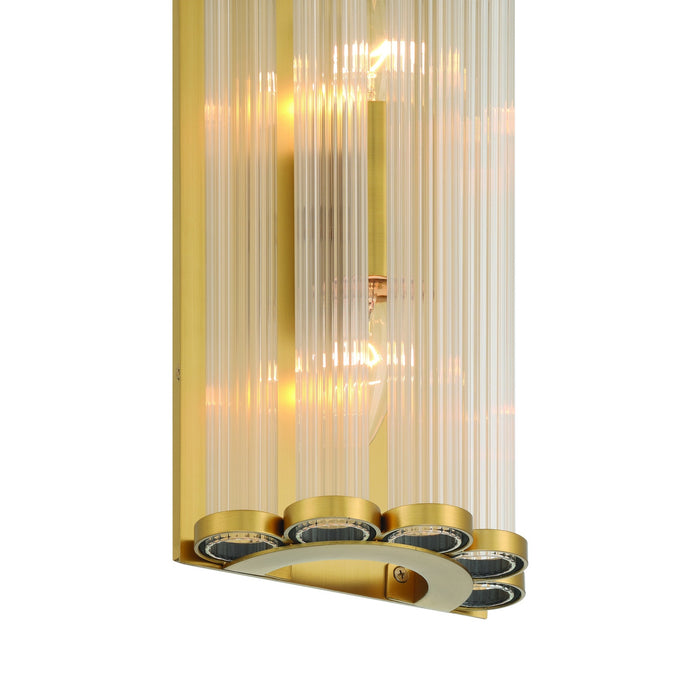 Eurofase 47241-015 Glasbury 14" Gold Wall Sconce