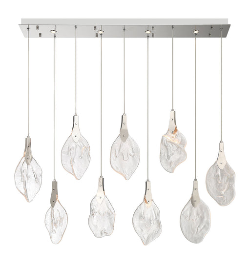 Eurofase 50103-010 Jateo 51" Polished Nickel LED Chandelier