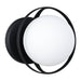 Vanity Light Thesis 206966A Parker 6 inch 1 light Matte Black Vanity Light with Etched Opal Glass Shade THESIS