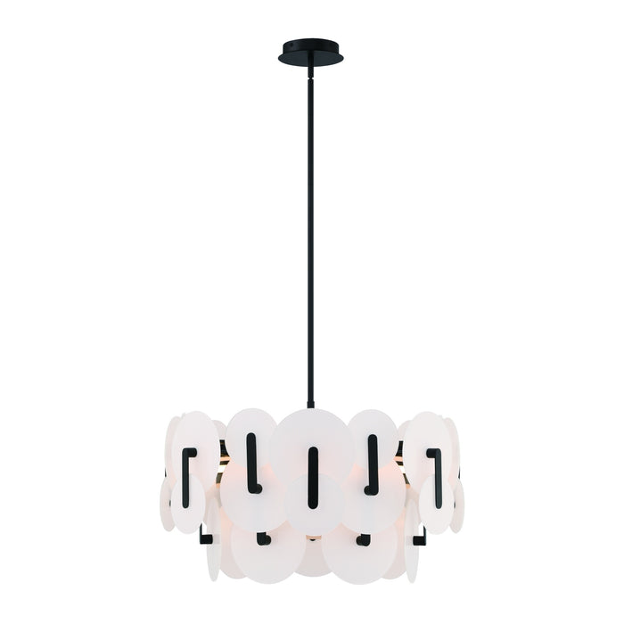 Eurofase 47209-022 Nuvola 24" Matte Black LED Chandelier