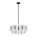 Eurofase 47209-022 Nuvola 24" Matte Black LED Chandelier