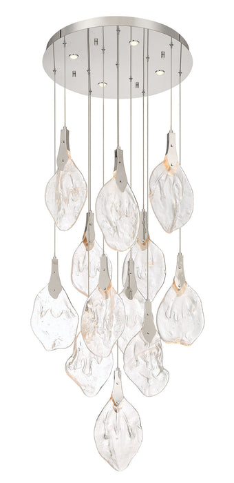 Eurofase 50102-013 Jateo 24" Polished Nickel LED Chandelier