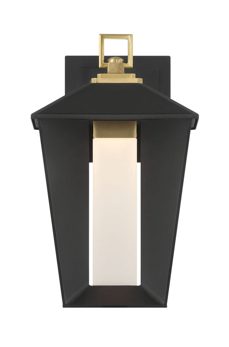 Eurofase 50047-017 Andson 13" Brass-Sand Black Mix LED Outdoor Wall Light
