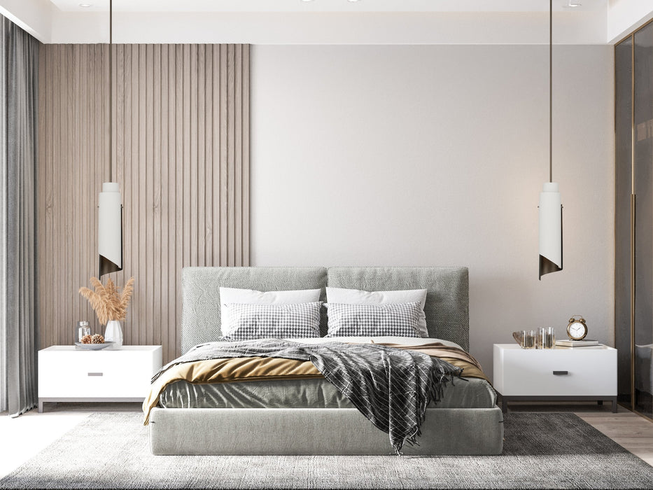 Pendant Light Thesis 207788A Enzio 6 inch 1 light Forged Bronze Pendant Light with Forged Bronze and Matte White Metal Shade THESIS