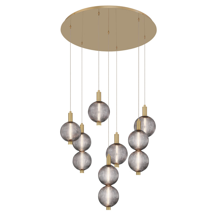 Eurofase 47191-013 Palmas 30" Gold LED Chandelier