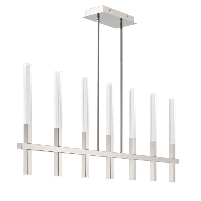 Eurofase 46476-029 Benicio 46" Polished Nickel LED Chandelier