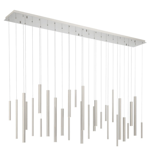 Eurofase 46814-036 Santana 72" Satin Nickel LED Chandelier