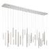 Eurofase 46814-036 Santana 72" Satin Nickel LED Chandelier