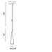 Eurofase 20444-037 Sliver 12" Matte Black LED Pendant Light