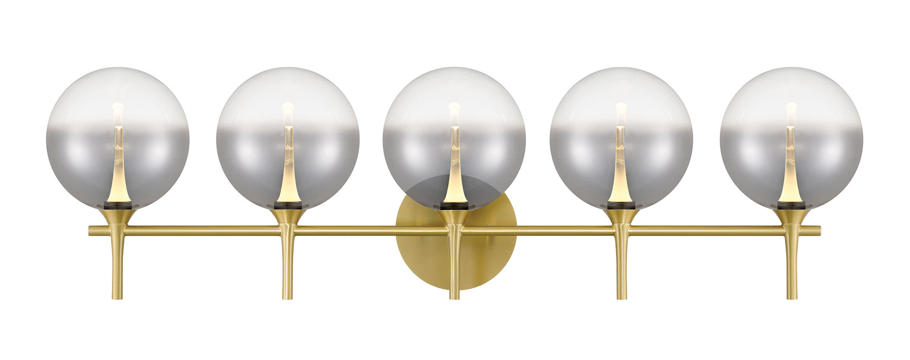Eurofase 48919-029 Iissa 5-Light Gold LED Vanity Light