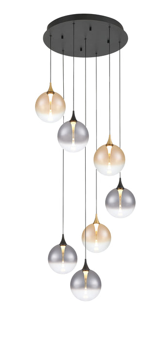 Eurofase 48930-042 Iissa 21" Gold-Black Mix LED Chandelier