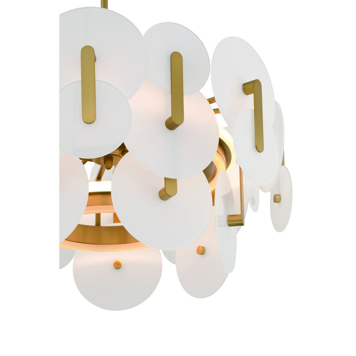 Eurofase 47209-015 Nuvola 24" Gold LED Chandelier
