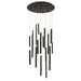 Eurofase 31445-016 Santana 24" Matte Black LED Chandelier