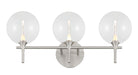 Eurofase 48914-017 Iissa 3-Light Satin Nickel LED Vanity Light